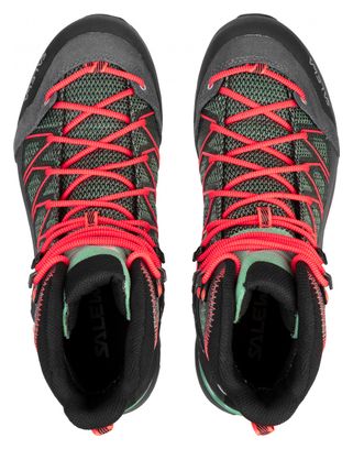 Chaussures de Randonnée Salewa Ws Mtn Trainer Lite Mid Gtx Vert Femme