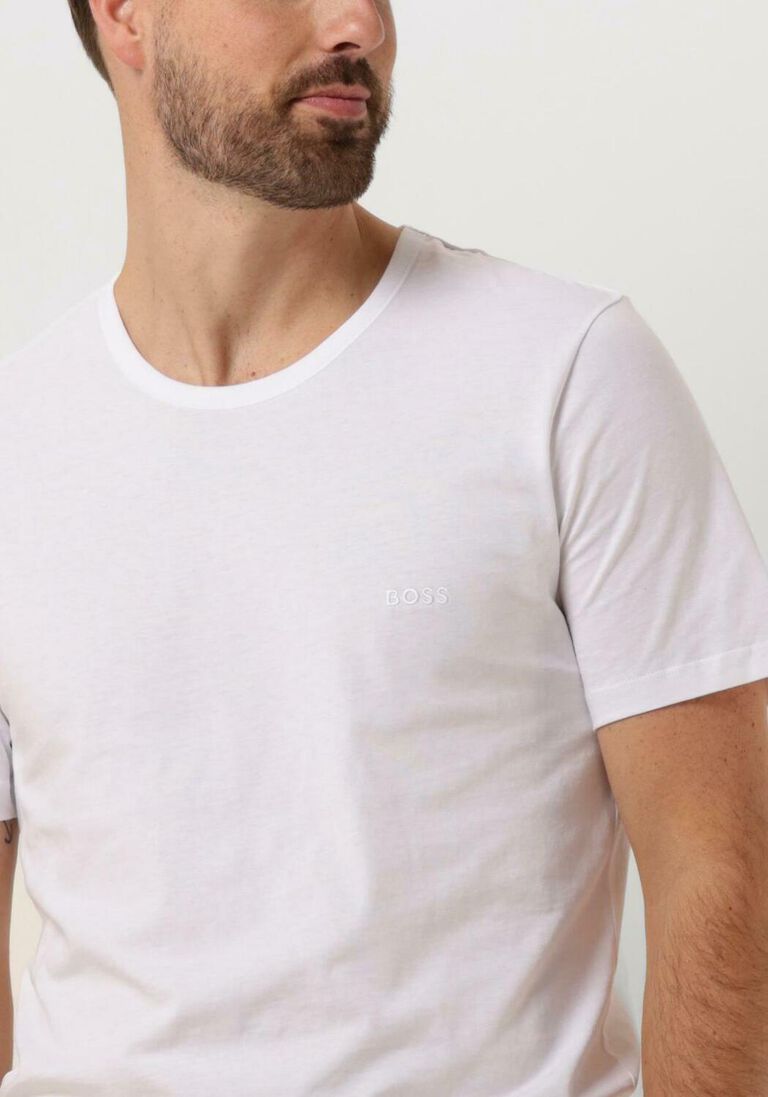 BOSS witte boss t-shirt tshirt rn 3p classic