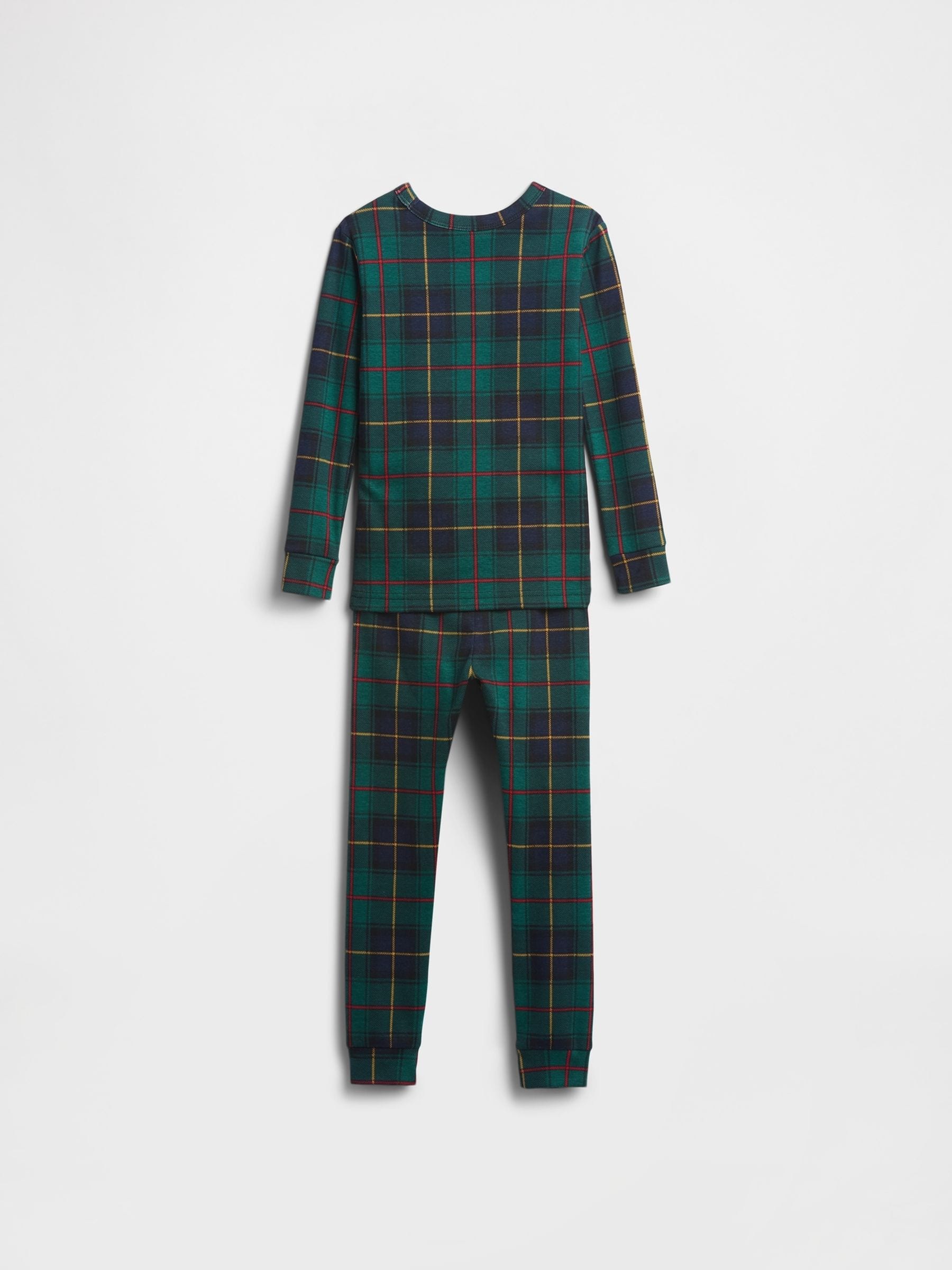 Groen met ruiten - Gap Bijpassende Familie Kerstmis Pyjama's (6mnd -5jr)