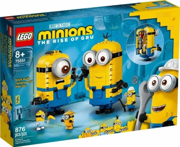 LEGO Minions 75551 Klodsbyggede Minions og deres tilholdssted
