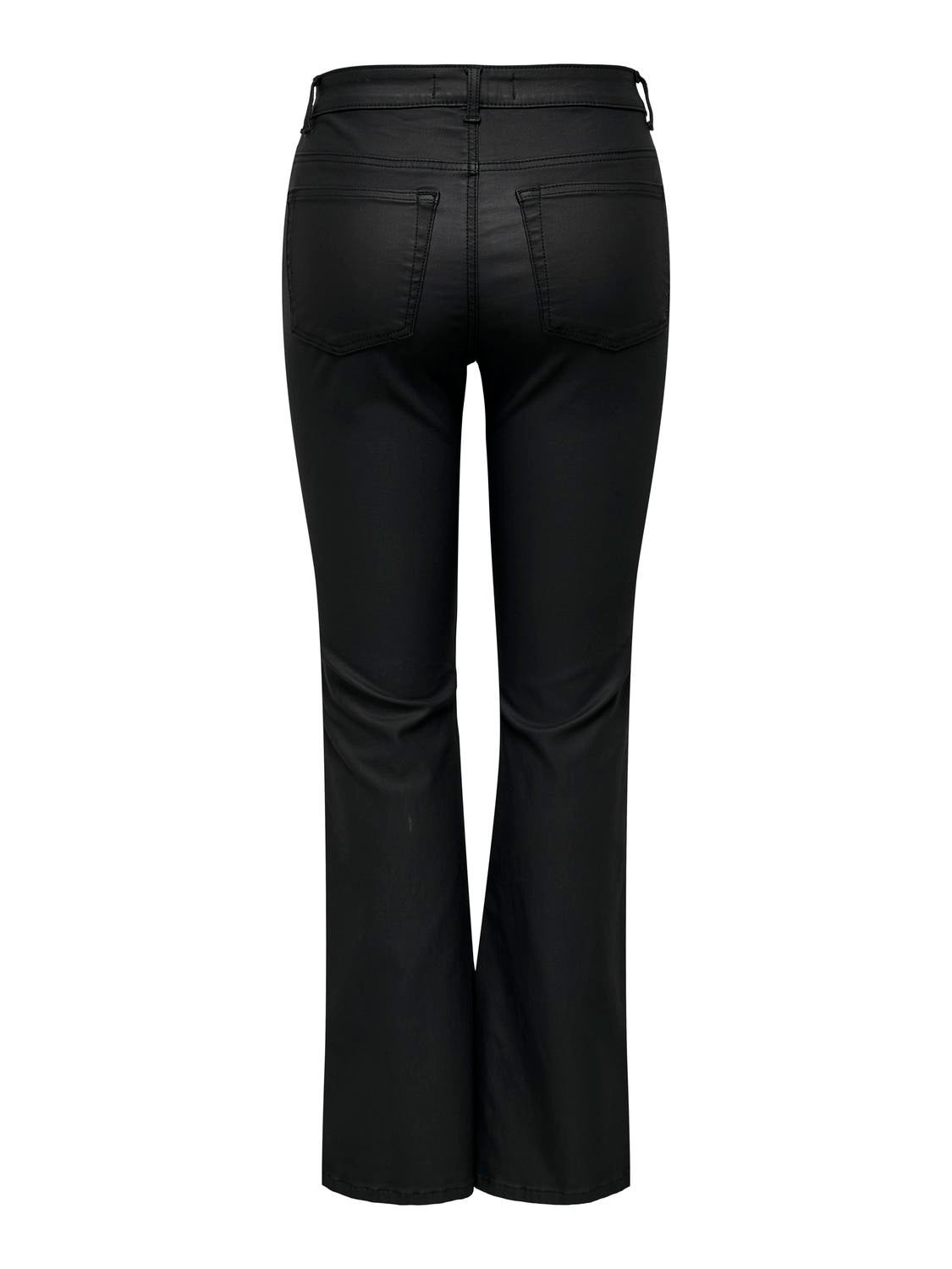 JDYSUNNY Hohe Taille Retro-Fit, ausgestellt Jeans Black Denim