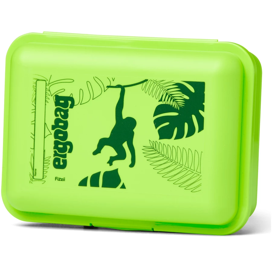 Ergobag Zubehör - Brotzeitbox 18 cm Dschungel