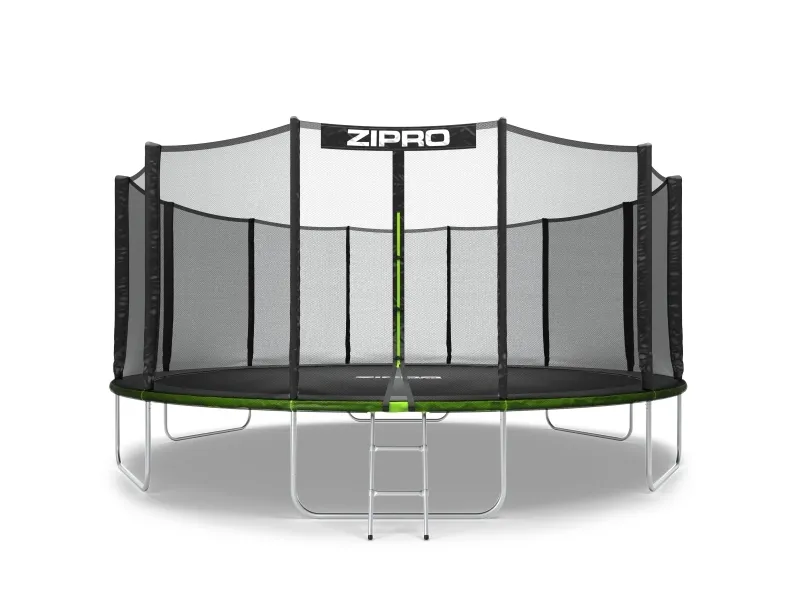 Zipro Trampolin med eksternt net 16FT 496cm   skopose