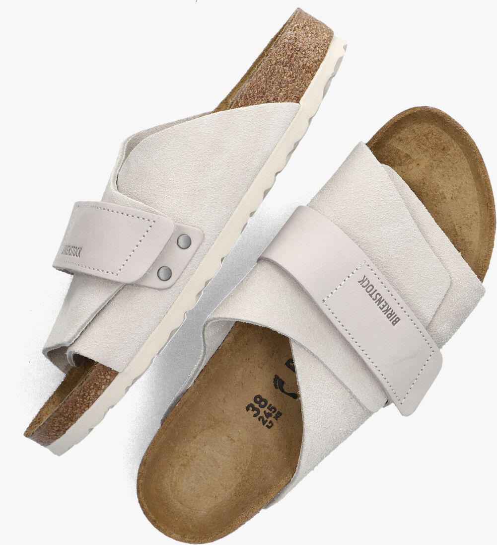 witte birkenstock slippers kyoto dames