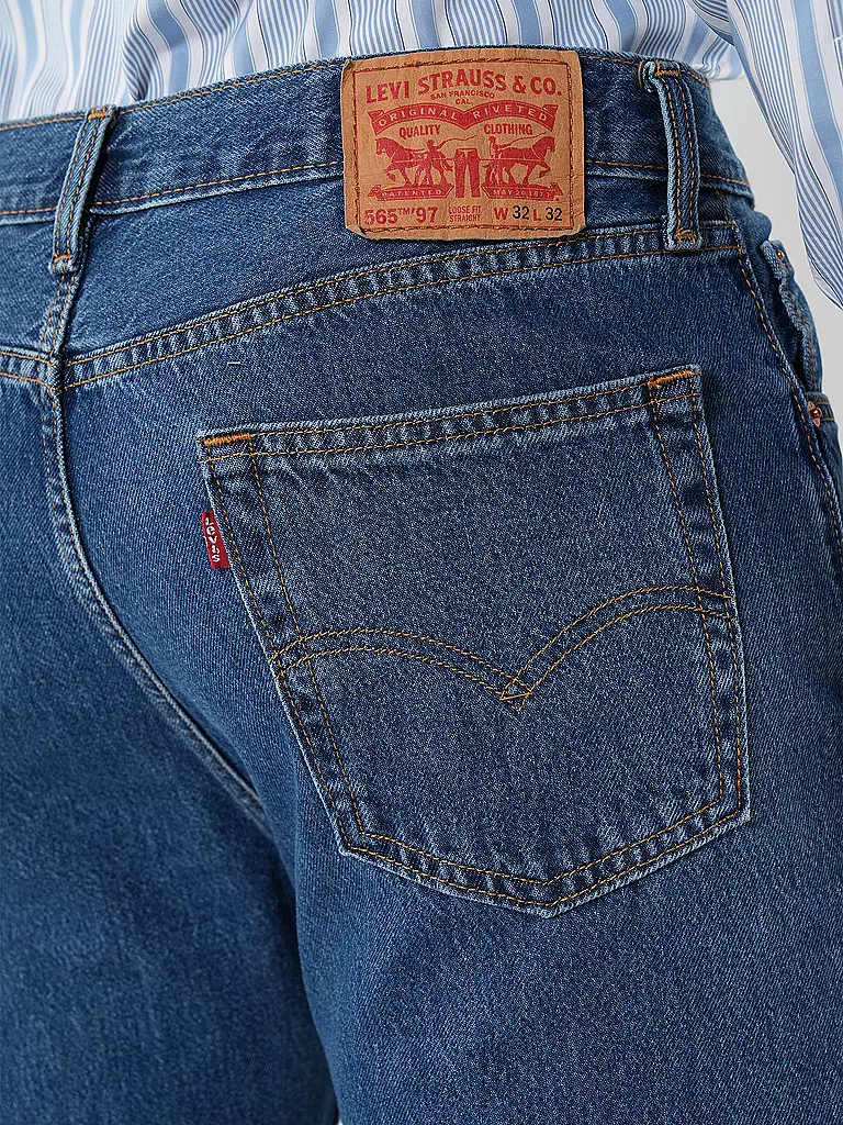 LEVI'S® Jeans Straight 565 97 LOOSE STRAIGHT PROPS TO blau