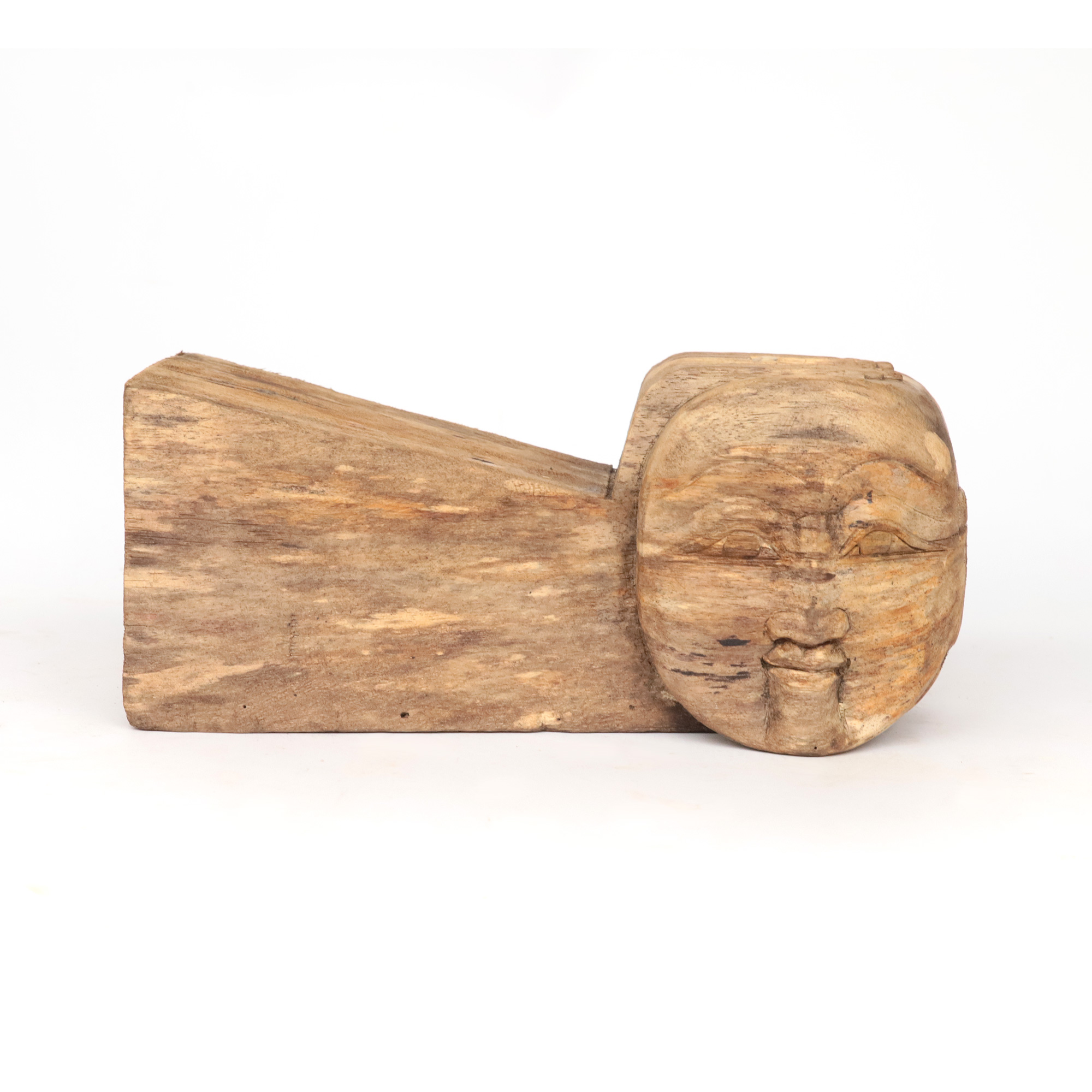 Buchstütze 'Haku' rechts, Massivholz, B 30 cm, H 14 cm, L 12 cm günstig bestellen