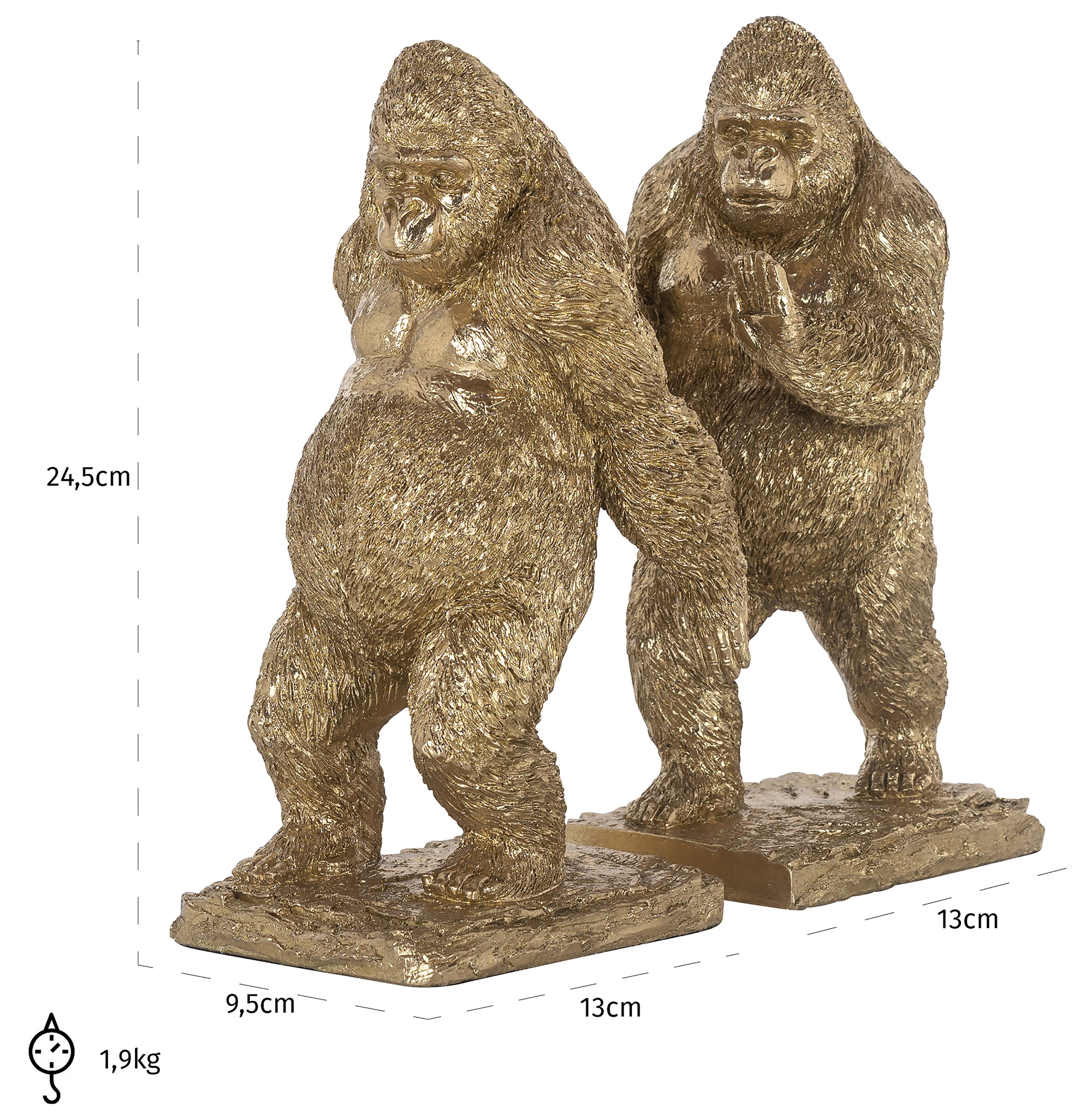 Boekenstandaard 211345 Donky B13 x D9.5 x H24.5 cm