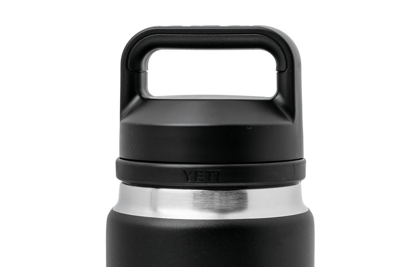 Yeti Rambler Bottle 26oz Chug Cap, Black, thermosfles met drinkdop, 769 ml