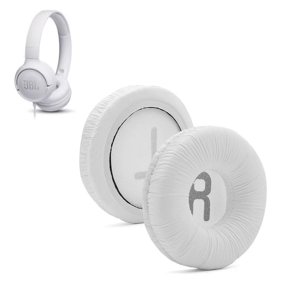 Øreputer og bøylepute JBL T450/T500 BT, Tune600, 510BT, JR300 Hvit