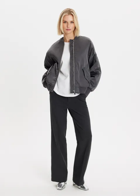 Oversized bomberjas antraciet (ANTRA)