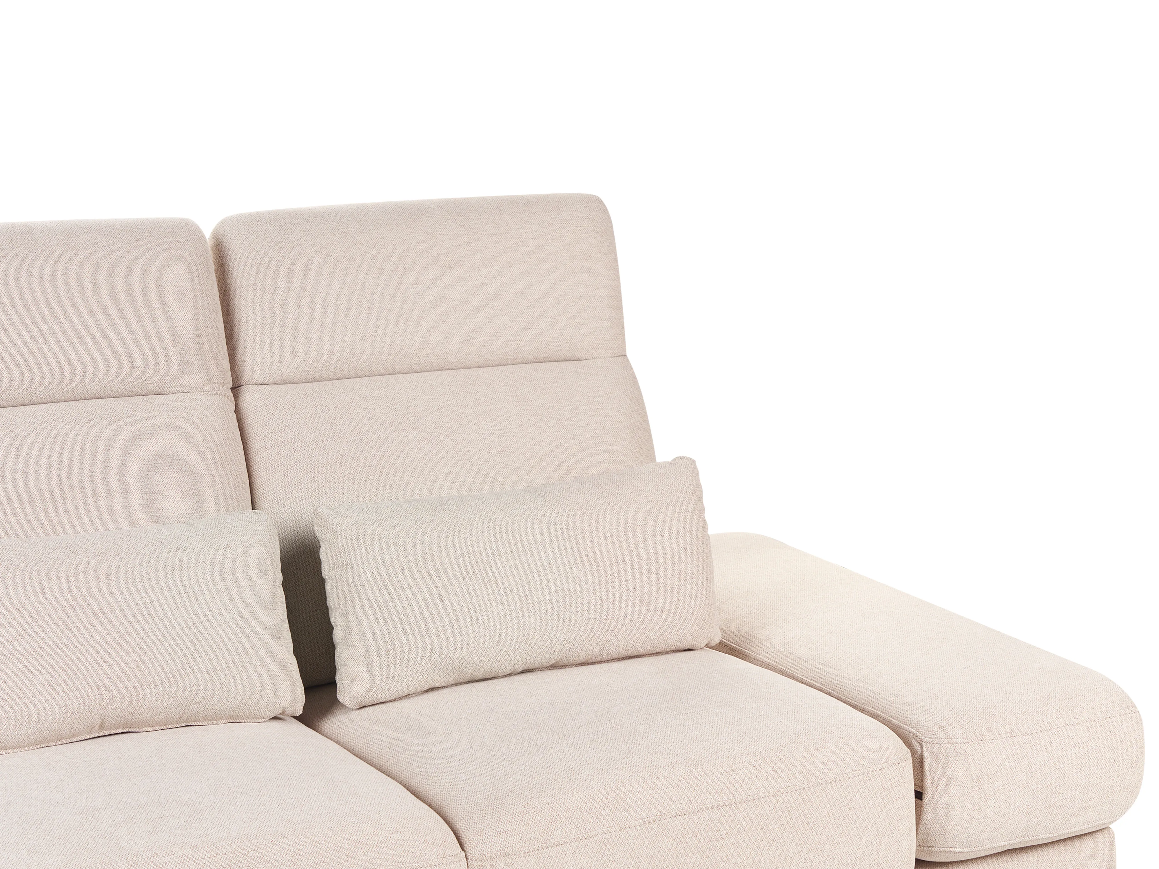 Bank 3-zits IKAST Stof Beige