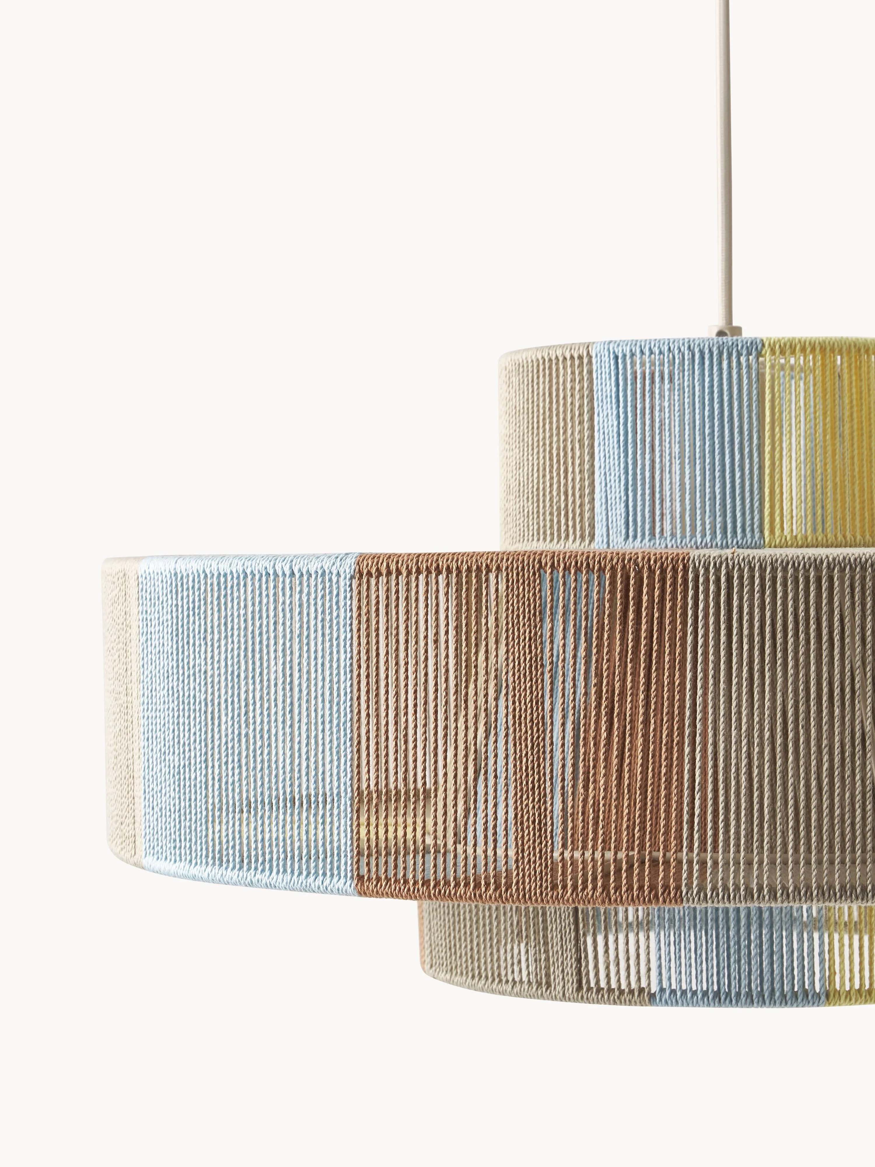Grote hanglamp Lace uit linnendraden