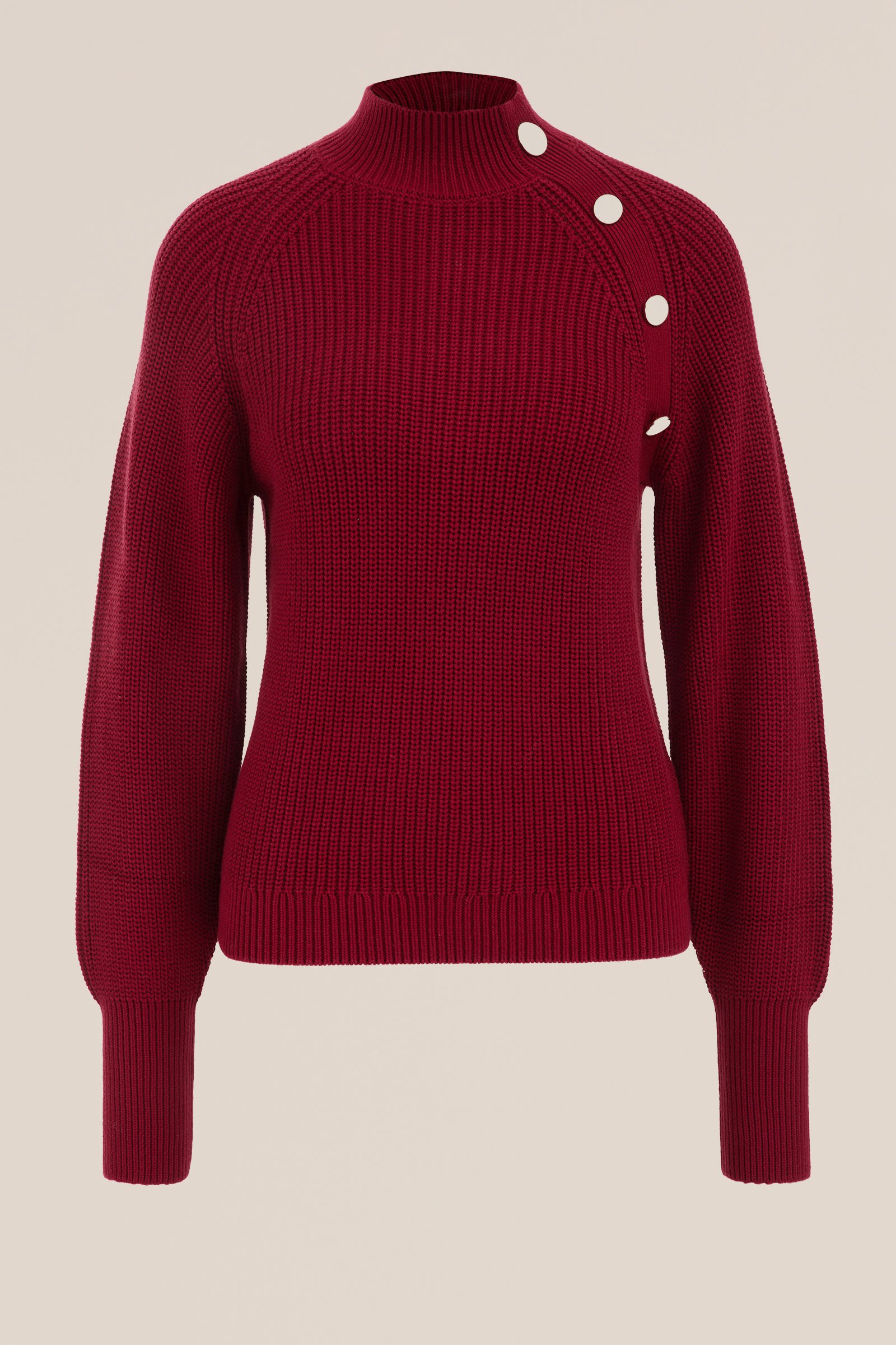 trui met structuur WE Fashion Rood