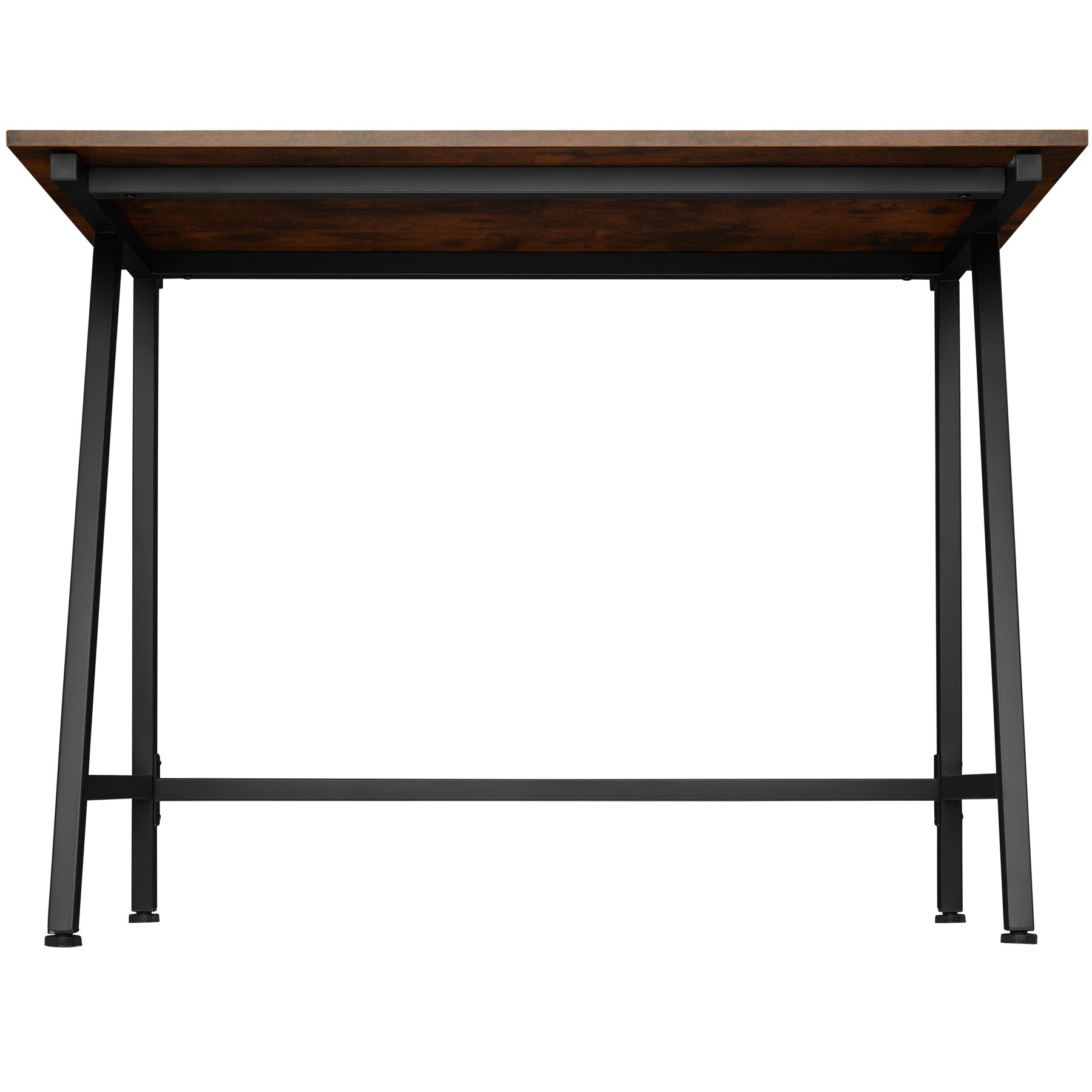 tectake® Schreibtisch, Industrial Style, trapezförmiges Gestell, 100 x 50 x 77 cm