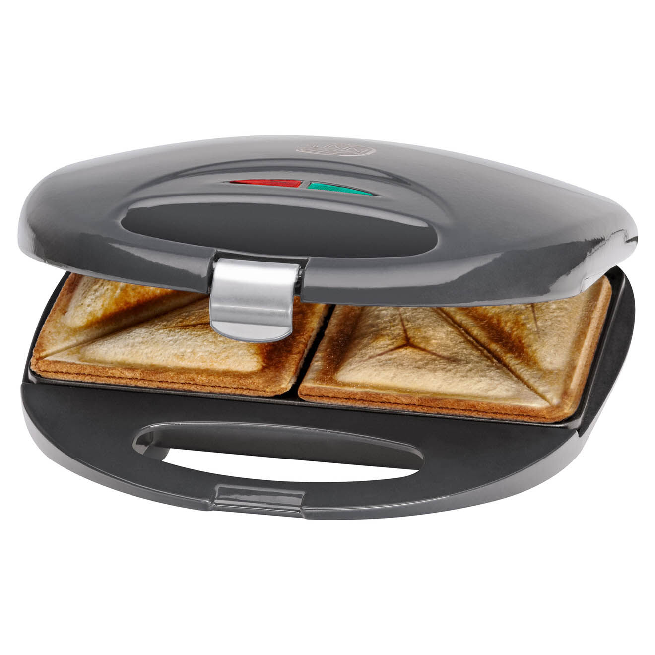 Clatronic Appareil à Sandwich et Croque monsieur  gris