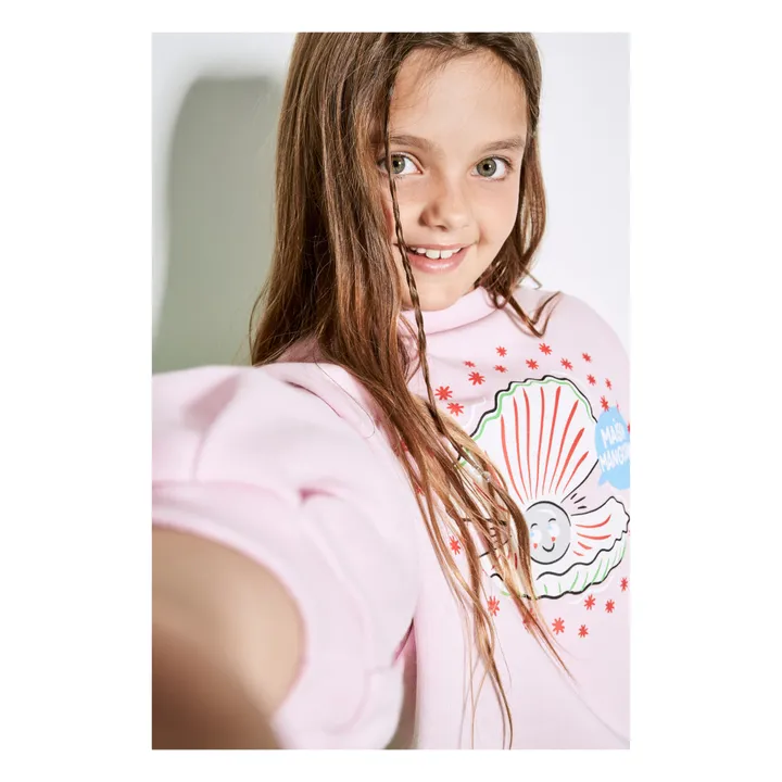 Maison Mangostan Sweat Oyster Coton Bio | Rose pâle