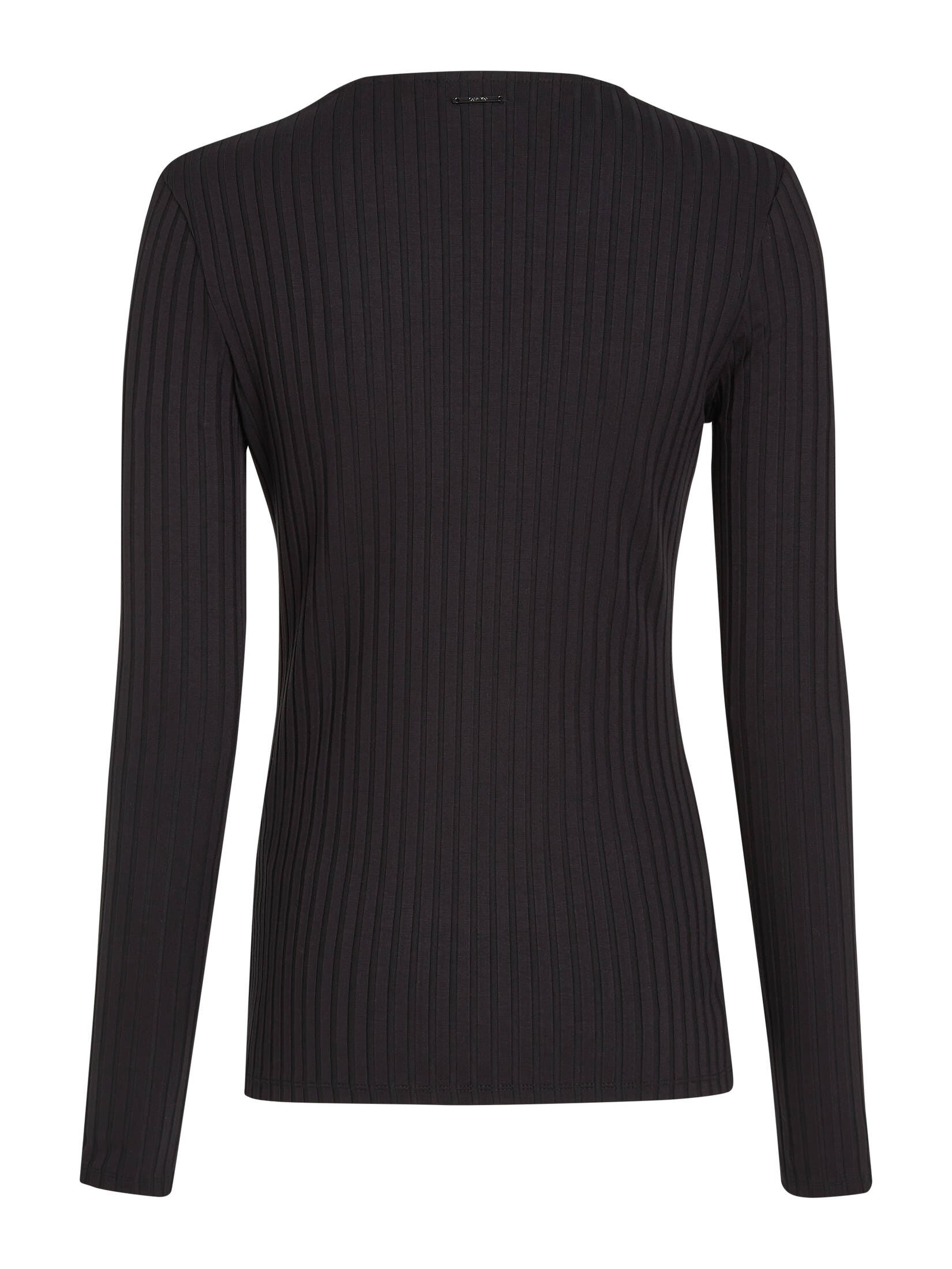 CALVIN KLEIN| Damen Strrickjacke RIB ZIP CARDIGAN