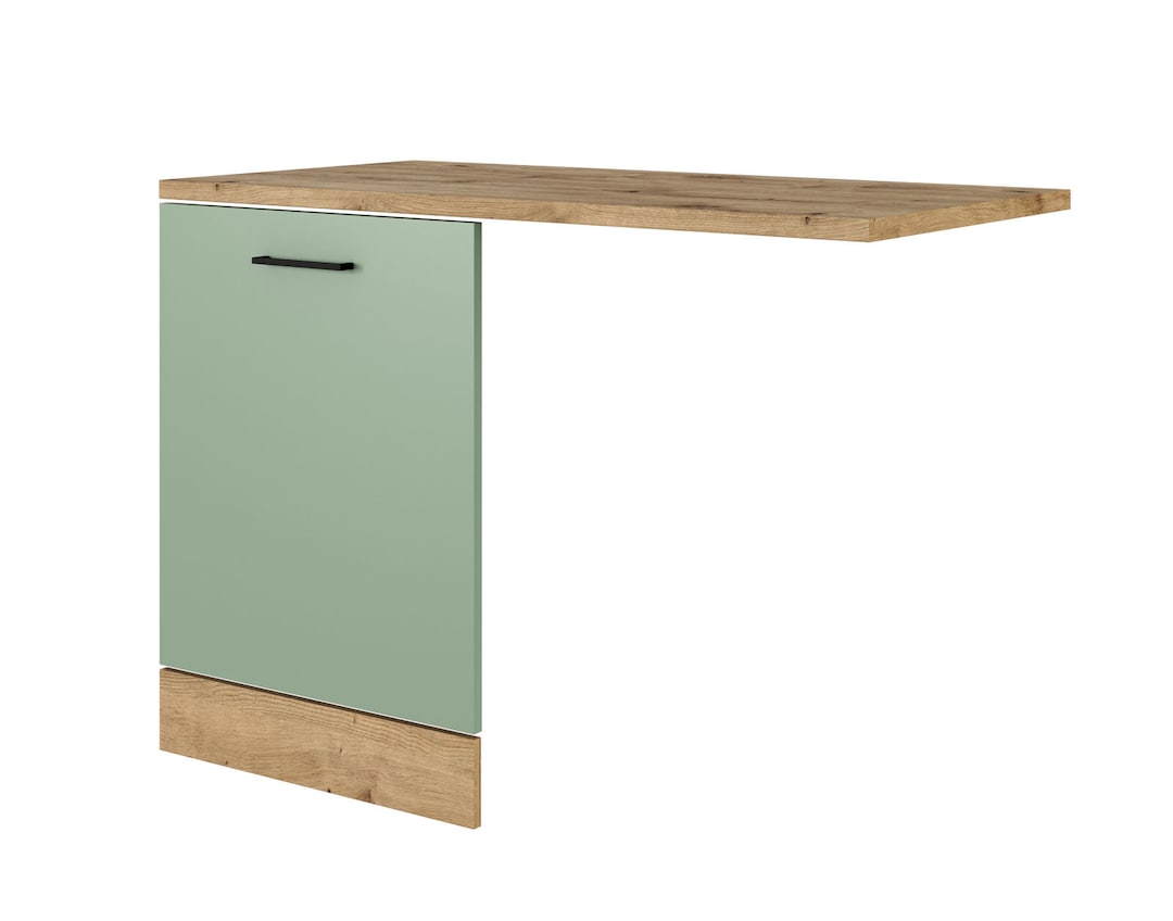 Geschirrspüler-Paket Cara Schilfgrün/Artisan Eiche NB 110cm
