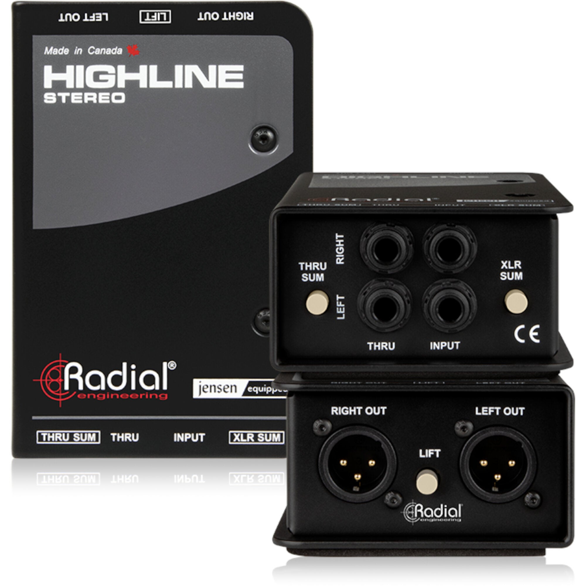 Radial Highline Stereo passieve stereo line isolator