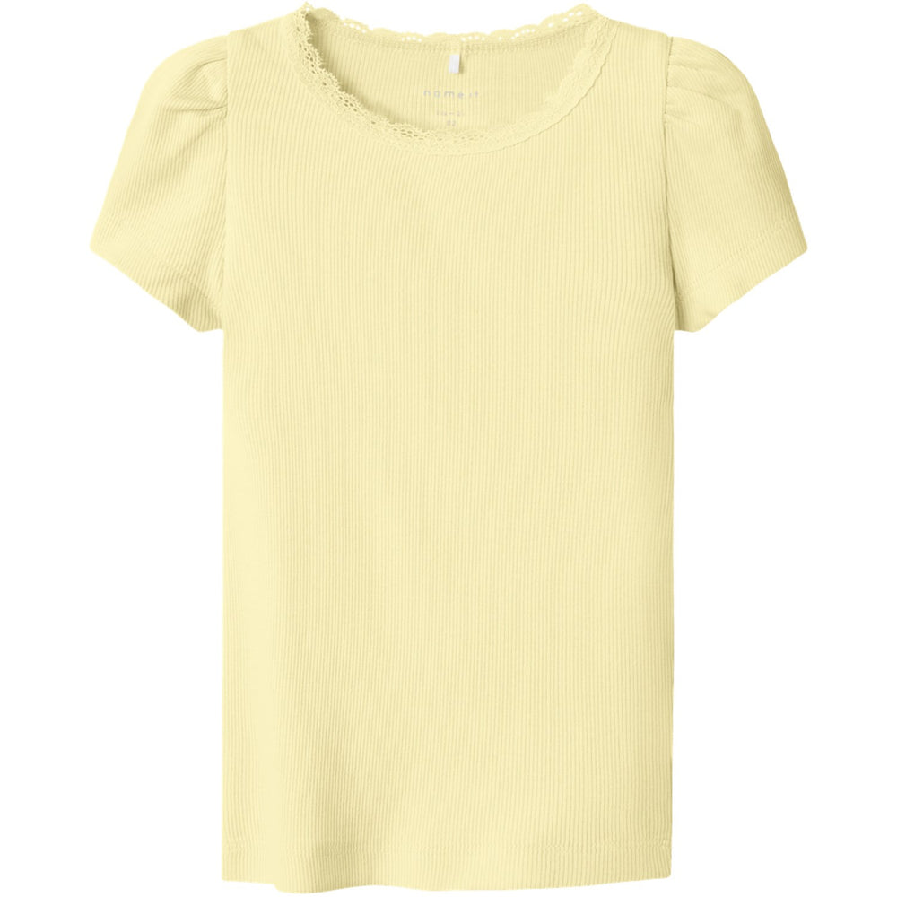 Køb Name It Pastel Yellow Kab T-Shirt Noos
