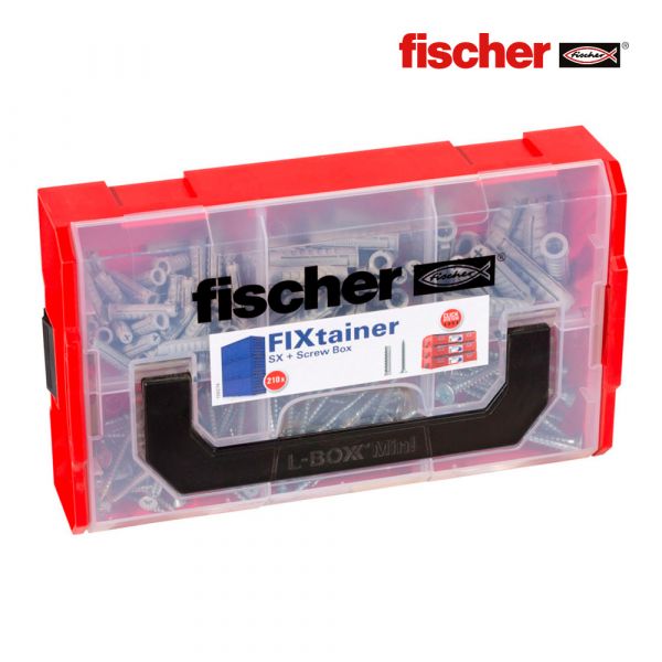 Fischer Caixa Fixtainer Buchas   Parafusos- 210 Unidades - EDM96336