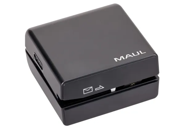 MAUL 7561890, Mechanical letter opener, Sort, AA, 74 x 70 x 40 mm