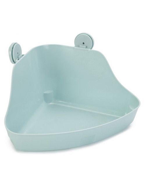 Beeztees Hoektoilet Rodet - Dierenverblijf - 32x22x14.5 cm Mintgroen