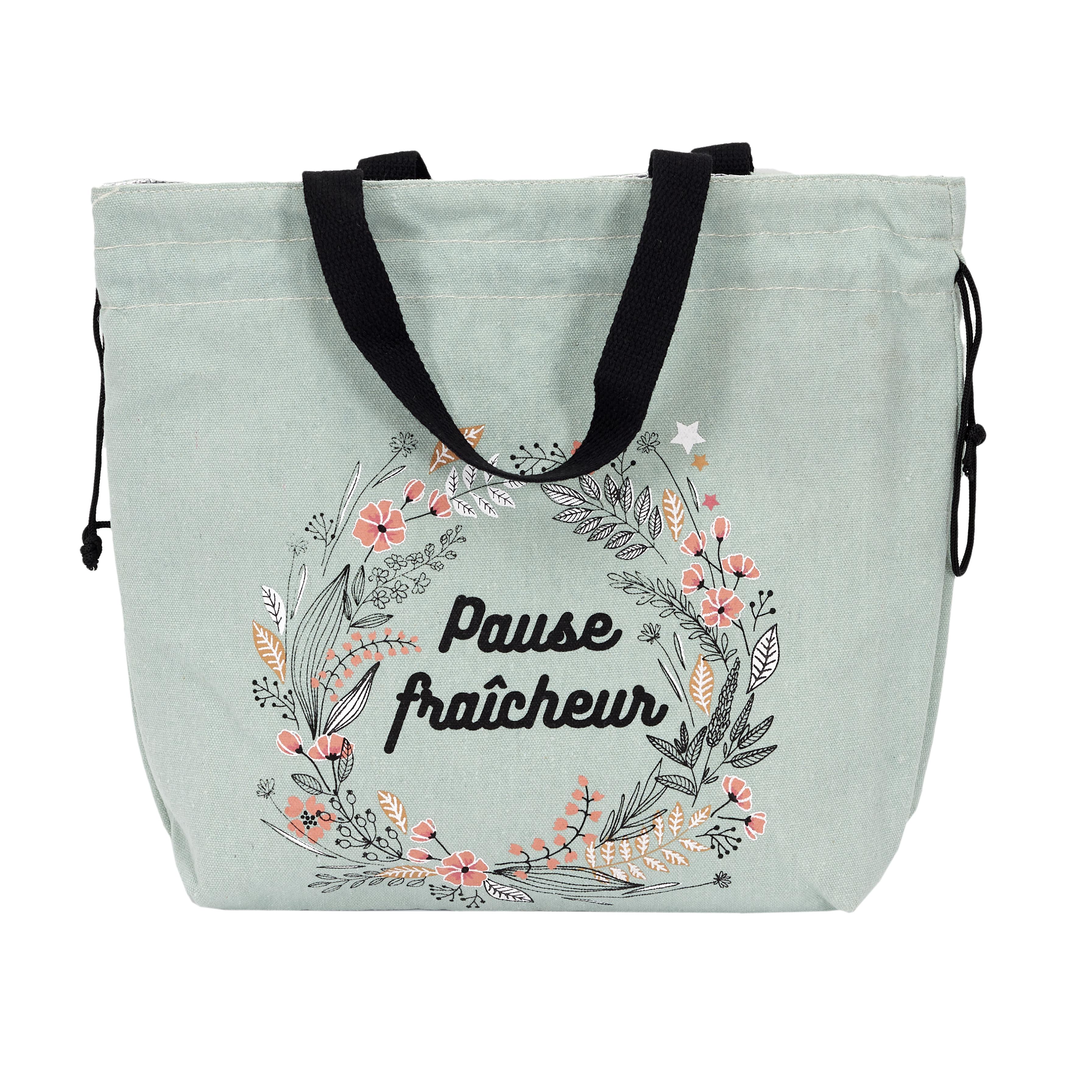 LUNCH BAG SAC FRAICHEUR TISSU 29X30CM