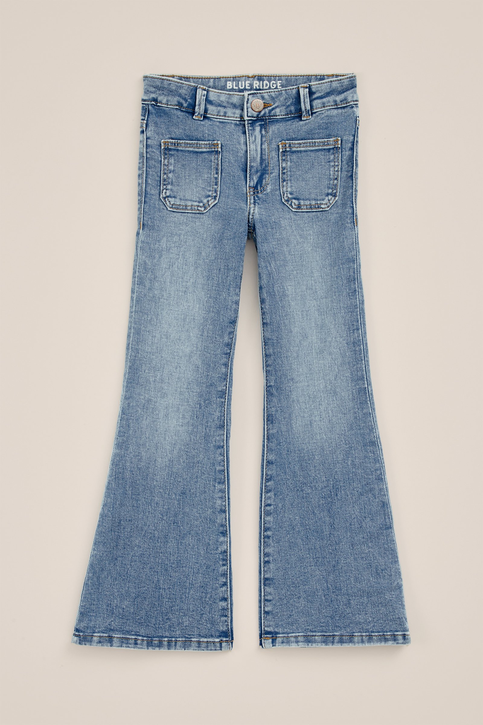 Meisjes flared jeans Blue Ridge Blauw