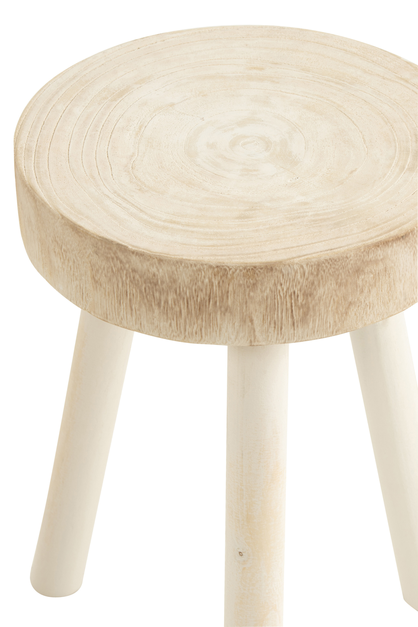 Krukje Paulownia wit set van 2 stuks