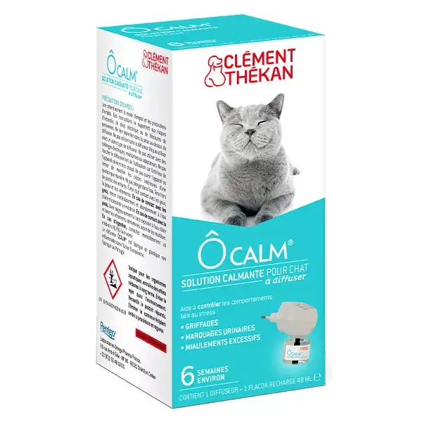 Difusor antiestresse para gatos Clement Thekan Ôcalm + Refil 48ml