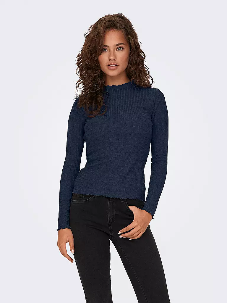 ONLY Langarmshirt ONLEMMA  dunkelblau