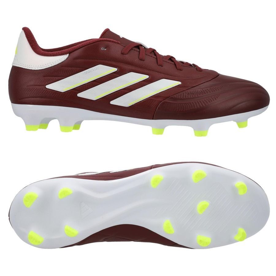adidas Copa Pure 2 League FG Energy Citrus - Shadow Red/Blanc/Jaune