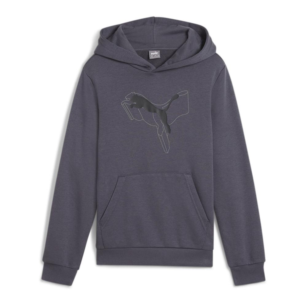 Puma Sweat Gris Garçon Puma Cat Ho