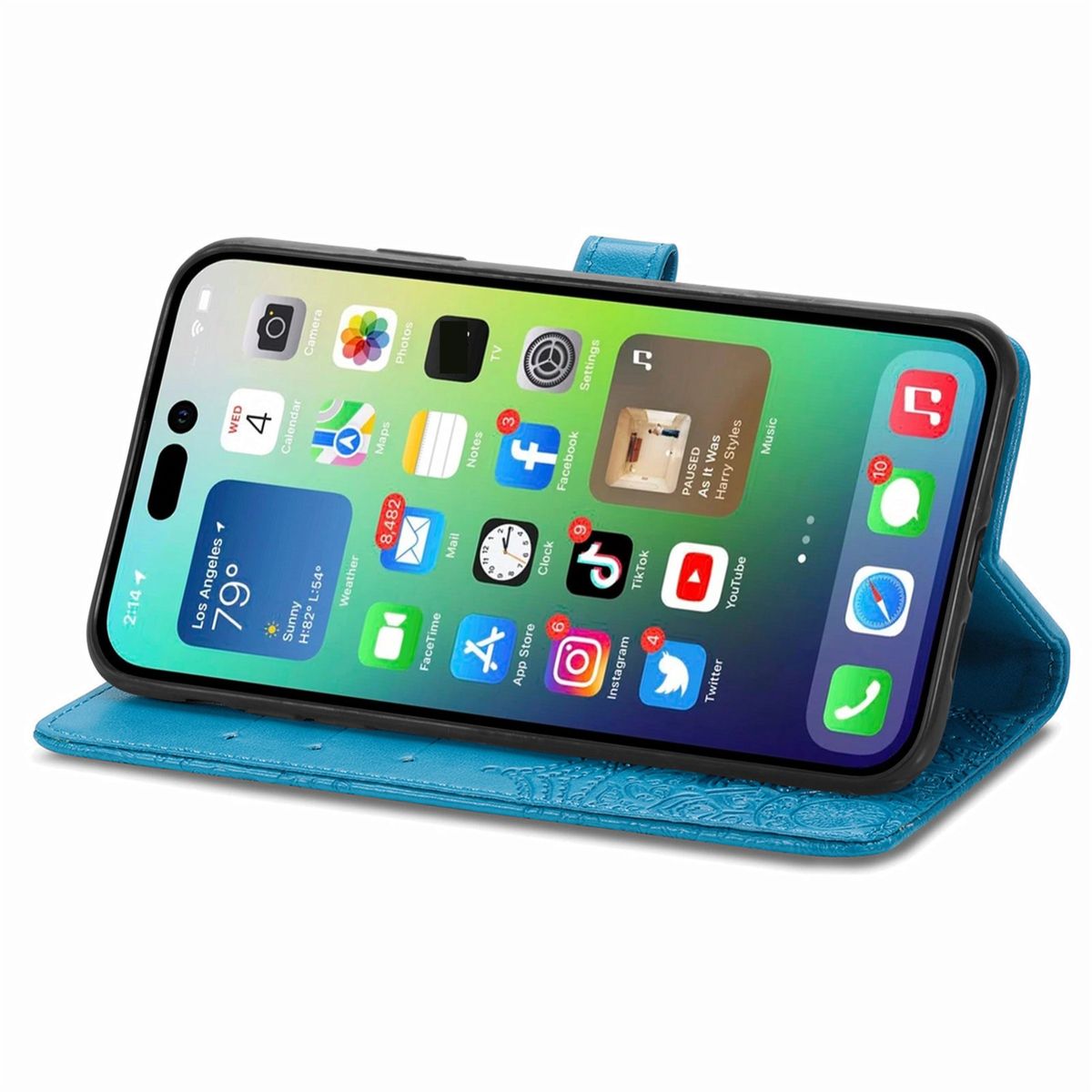 Hülle Handy Schutz für Apple iPhone 15 Case Cover Klapp Tasche Wallet Etuis Neu