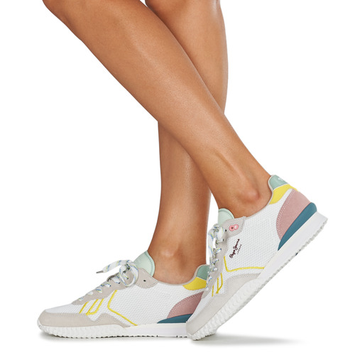 Pepe jeans - HOLLAND MESH W - Blanc / Beige / Rose