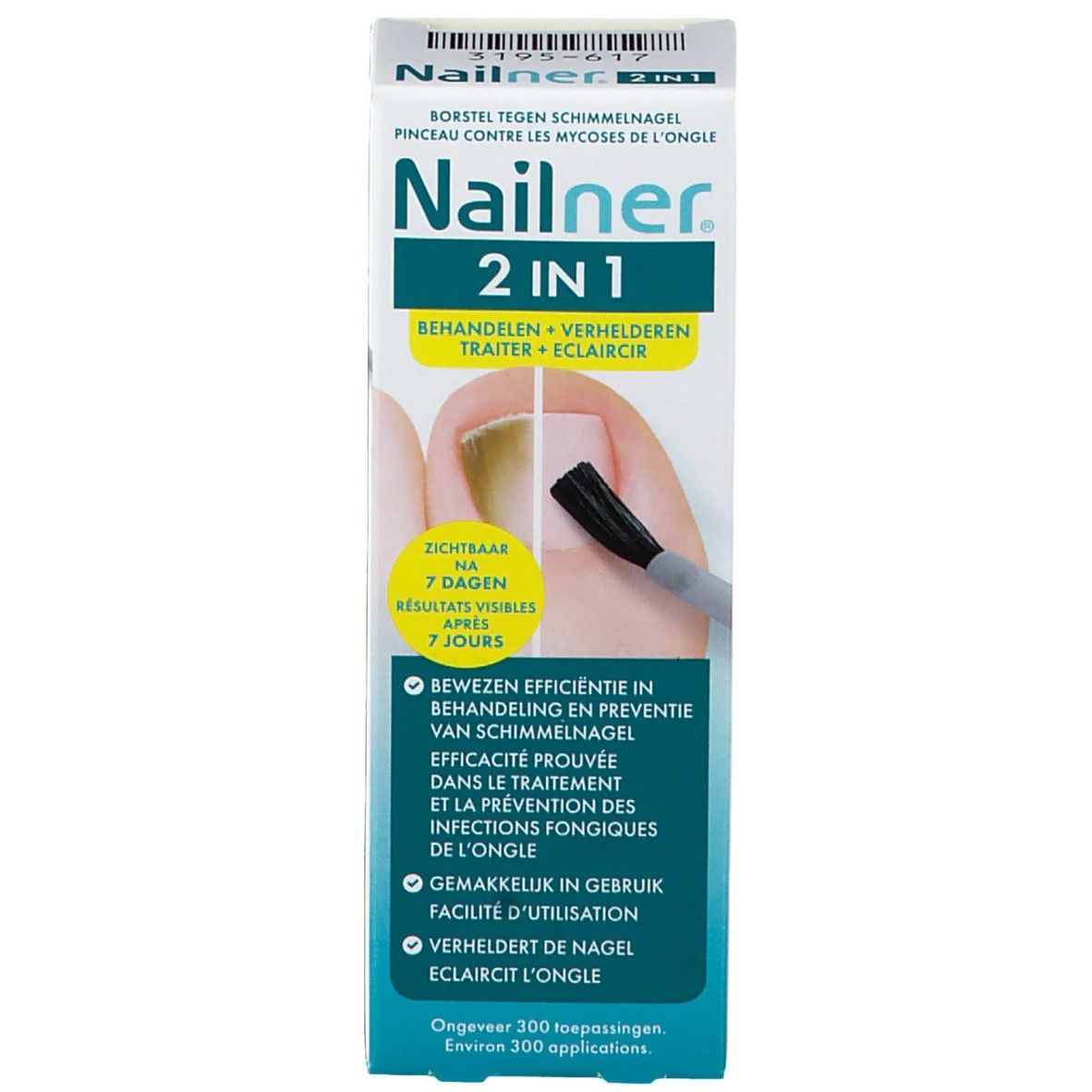 Nailner ® 2 in 1 Nagelpilzbürste