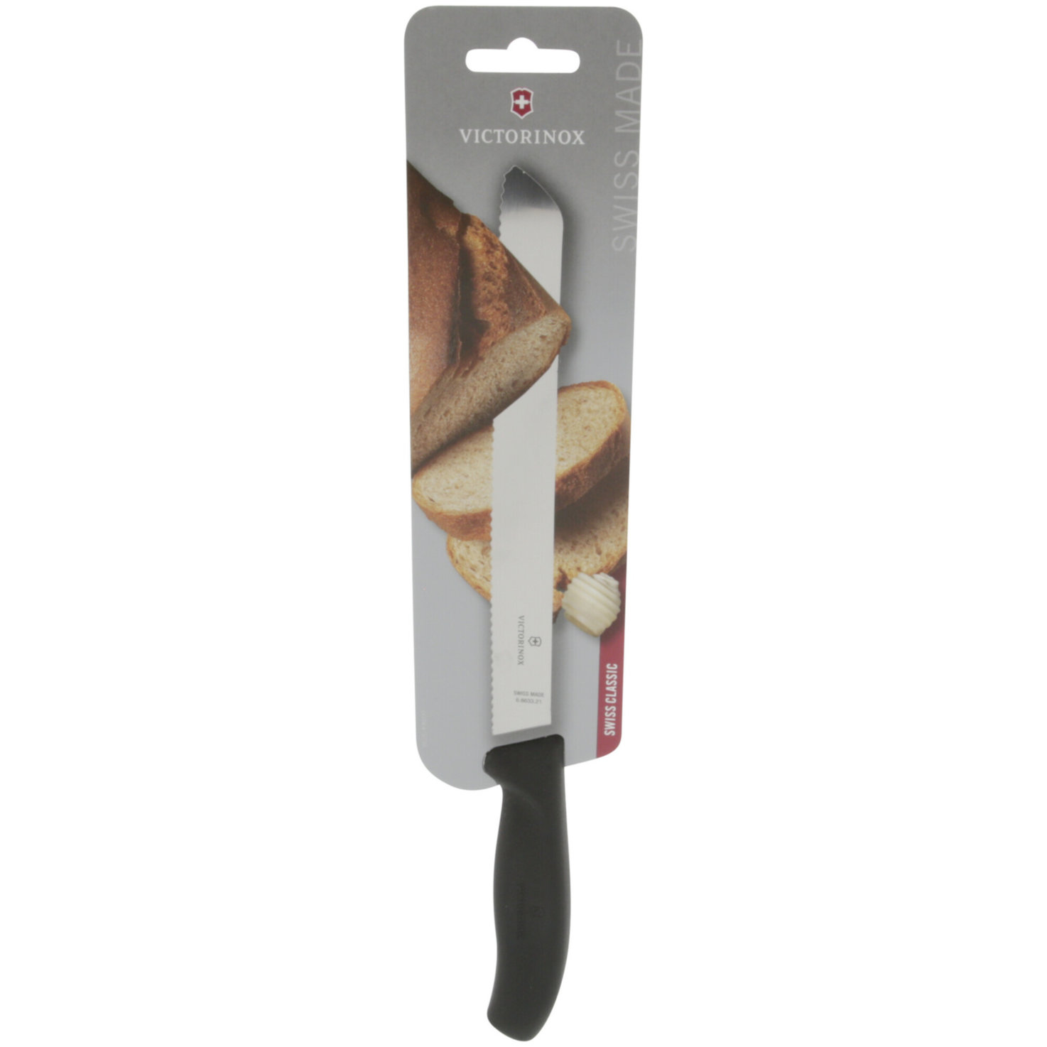 Victorinox Brotmesser Schwarz 21cm