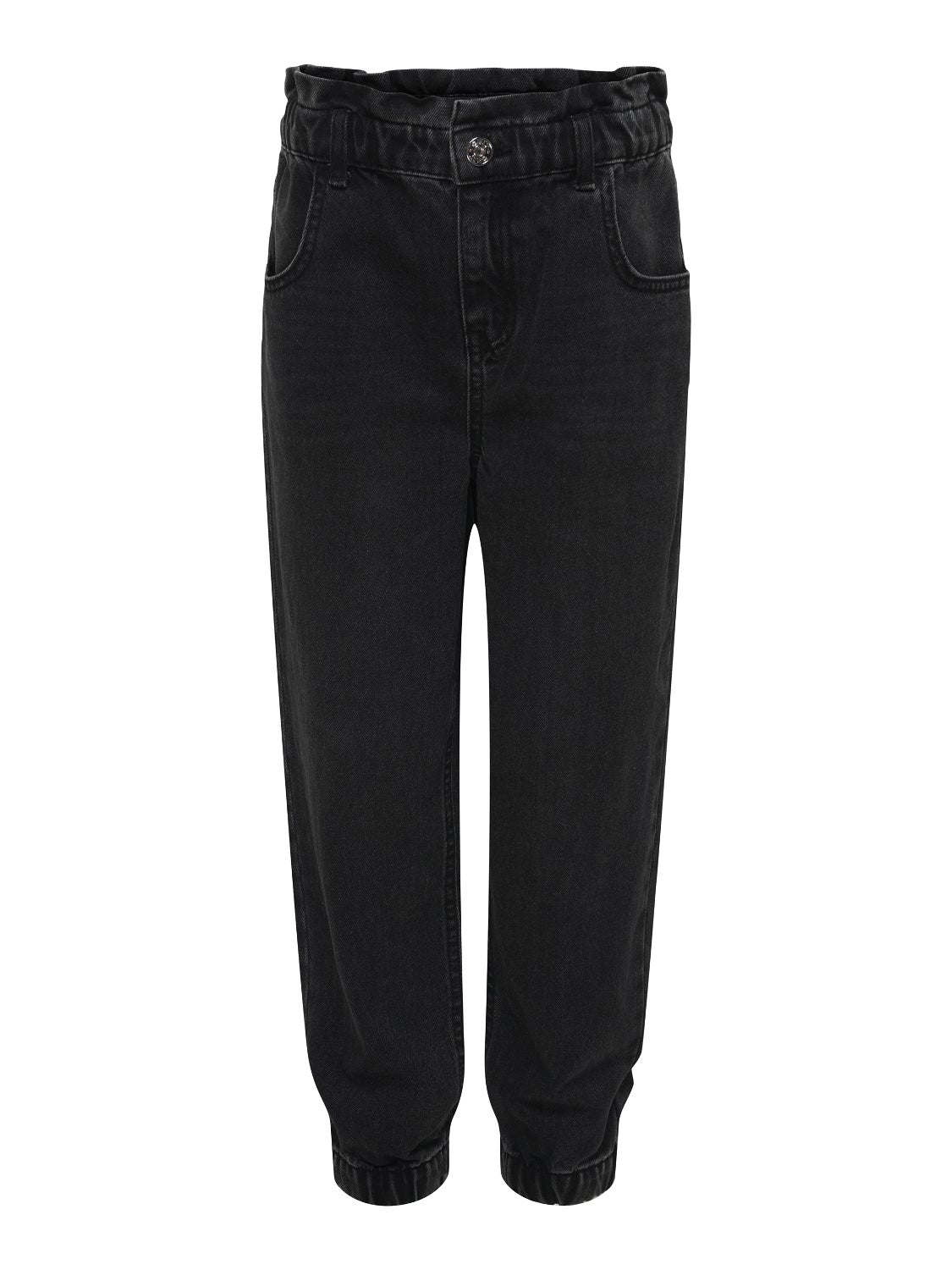 KONOVA Hohe Taille Karotte Jeans Black