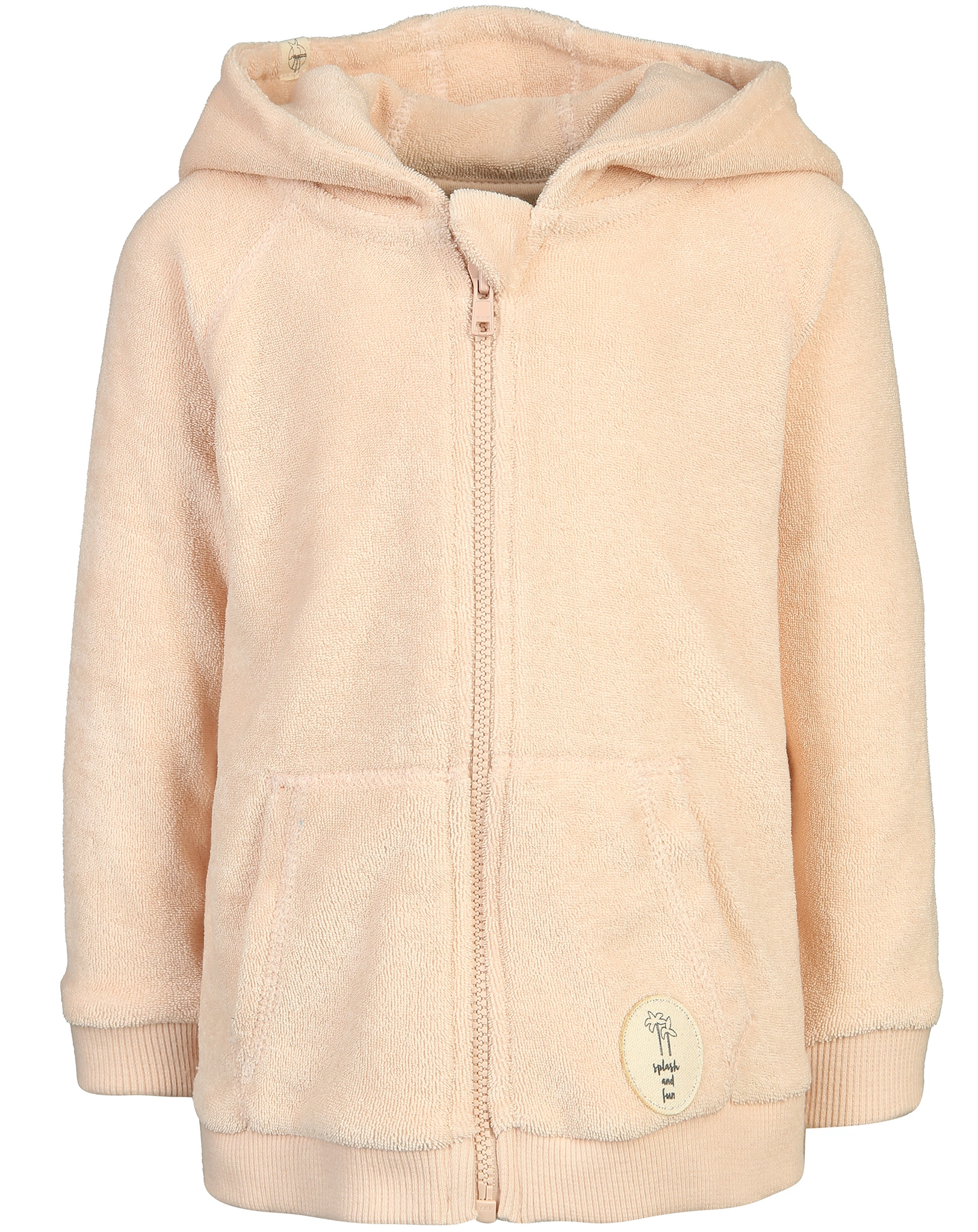 Frottee Kapuzenjacke TERRY in powder pink