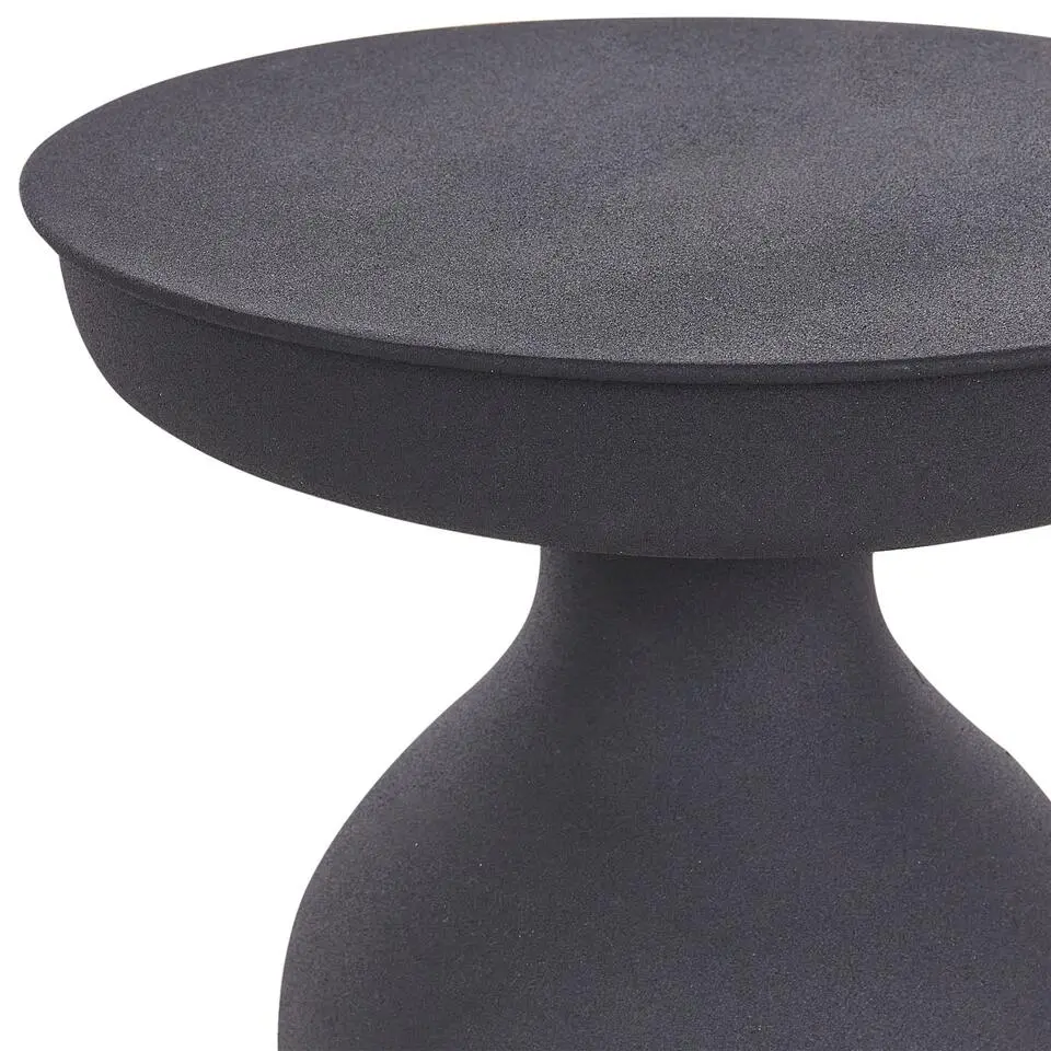 TENJO - Bijzettafel - Zwart - Metaal
