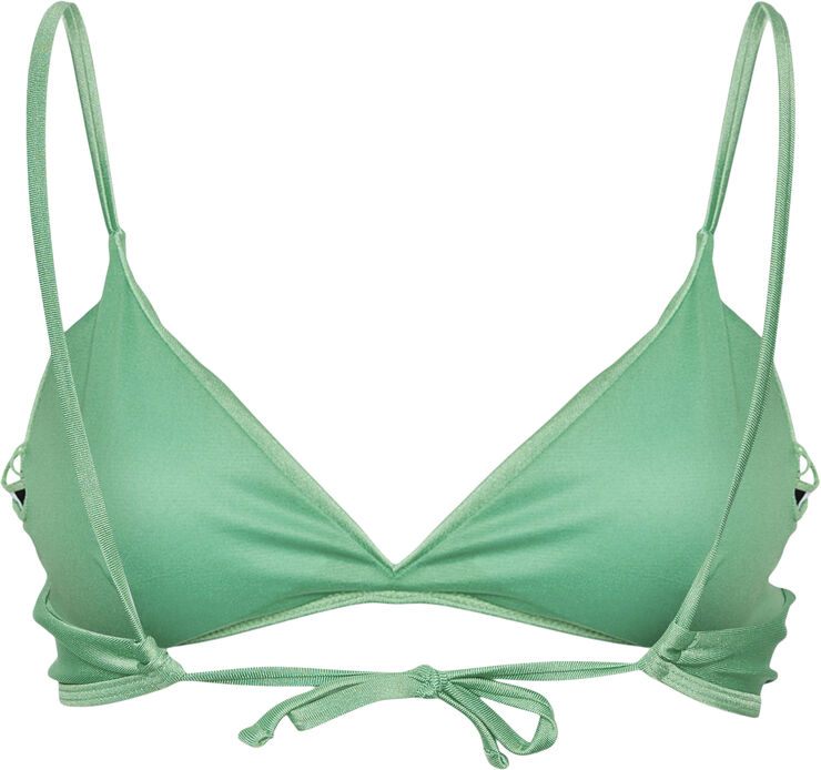 Pieces PCBIRTE BIKINI SHINY TOP SWW Absinthe green