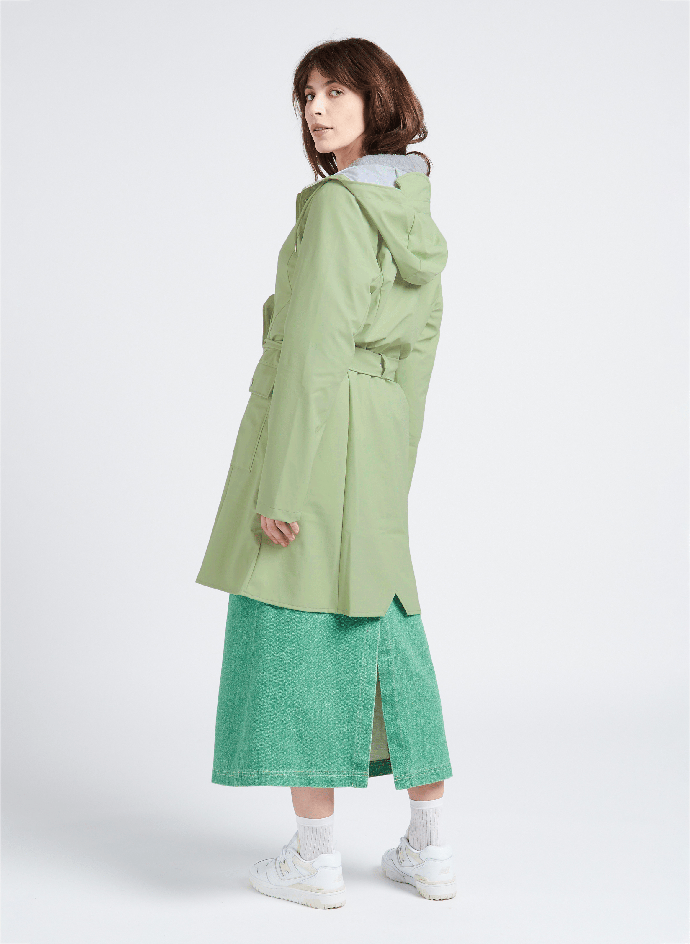 ZOLLY - Cardigan col V en laine mélangée| Gris