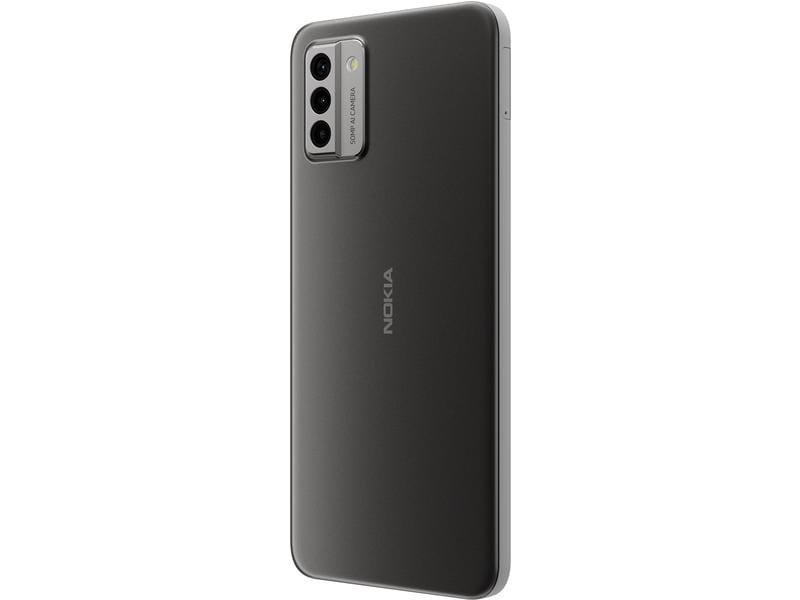 Nokia G22 64 GB Meteor Grey Schlankes Android-Smartphone mit grossem Display und 90 Hz Refresh-Rate