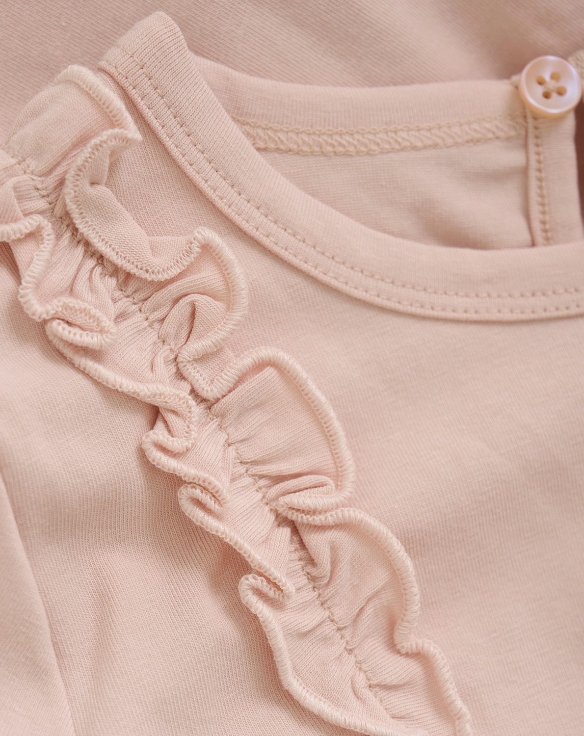 T-Shirt RIBBON in peach whip