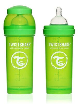 Twistshake Tåteflaske Anti Colic 260ml Grønn