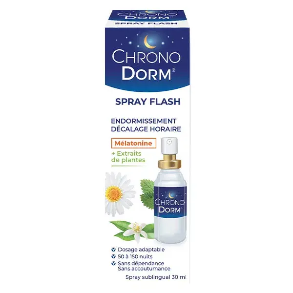 Spray sublingual de melatonina Chronodorm Flash 30ml