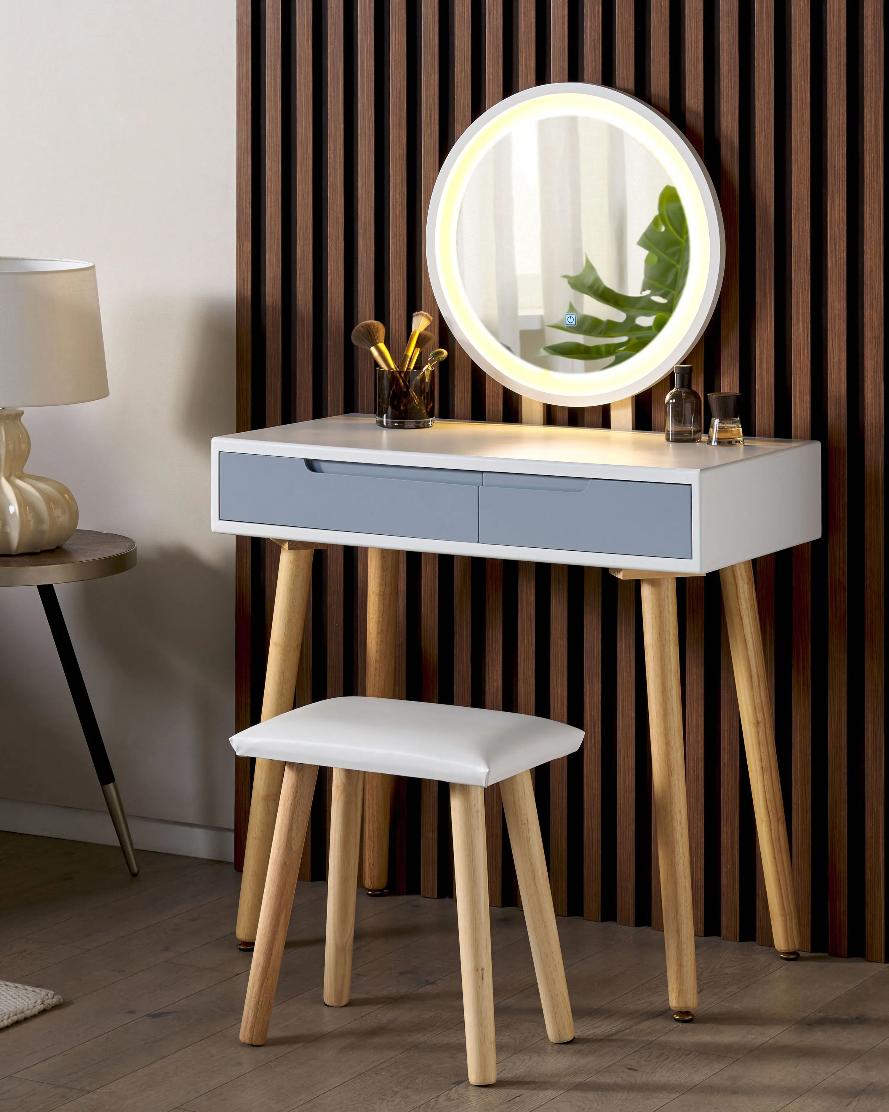 Kaptafel JOSSELIN LED Wit