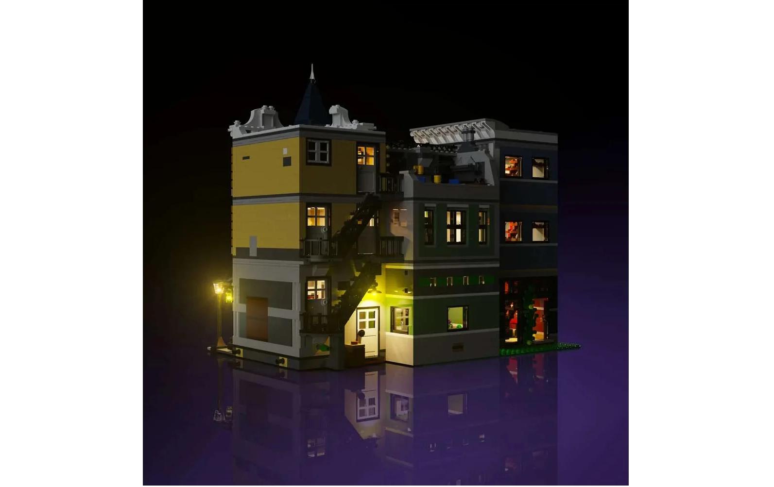 LED-Licht-Set für LEGO® LMB 2.0 für 10255 Stadtleben<br>Beleuchtungs-Kit