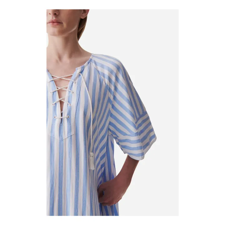 Vanessa Bruno Robe Brooklyn Rayures | Bleu